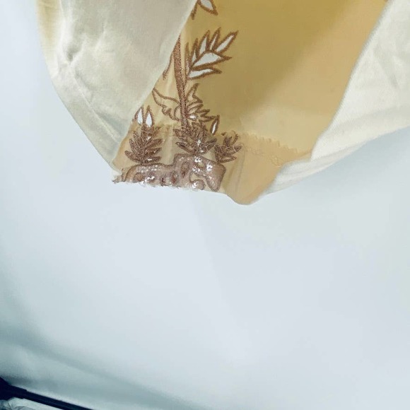 Yigal Azrouël Embellished Sequin Cut Out Flat Front Straight Leg Trousers Size 4 - Picture 12 of 14